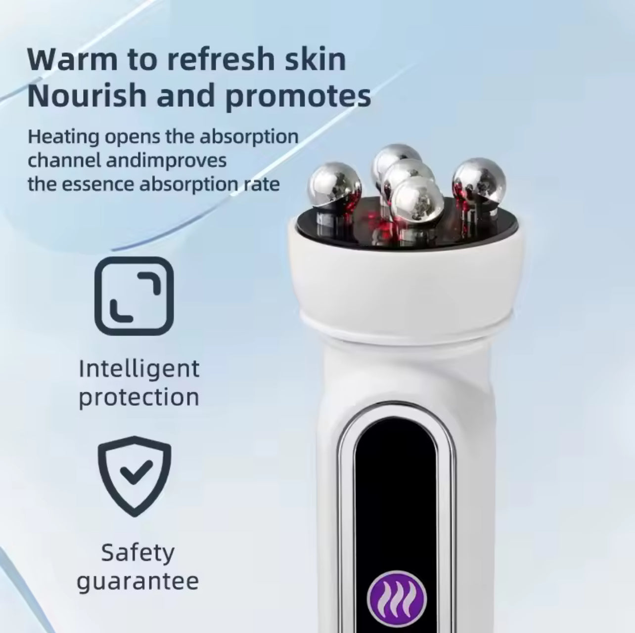 EMS/RF Face Roller Massager